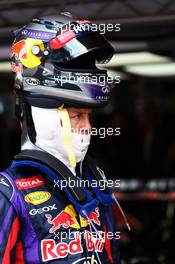 Sebastian Vettel (GER) Red Bull Racing. 10.05.2013. Formula 1 World Championship, Rd 5, Spanish Grand Prix, Barcelona, Spain, Practice Day