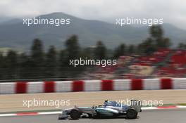 Lewis Hamilton (GBR) Mercedes AMG F1 W04. 10.05.2013. Formula 1 World Championship, Rd 5, Spanish Grand Prix, Barcelona, Spain, Practice Day