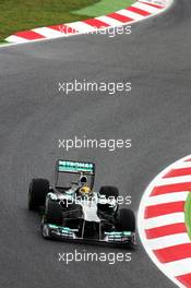 Lewis Hamilton (GBR) Mercedes AMG F1 W04. 10.05.2013. Formula 1 World Championship, Rd 5, Spanish Grand Prix, Barcelona, Spain, Practice Day