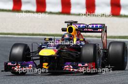 Sebastian Vettel (GER) Red Bull Racing RB9. 10.05.2013. Formula 1 World Championship, Rd 5, Spanish Grand Prix, Barcelona, Spain, Practice Day