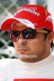Felipe Massa (BRA) Ferrari on the grid. 12.05.2013. Formula 1 World Championship, Rd 5, Spanish Grand Prix, Barcelona, Spain, Race Day