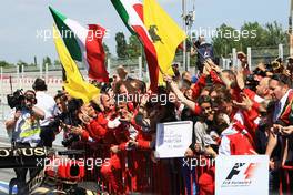 Ferrari celebrate at parc ferme. 12.05.2013. Formula 1 World Championship, Rd 5, Spanish Grand Prix, Barcelona, Spain, Race Day