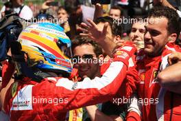 Race winner Fernando Alonso (ESP) Ferrari celebrates in parc ferme. 12.05.2013. Formula 1 World Championship, Rd 5, Spanish Grand Prix, Barcelona, Spain, Race Day