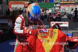 Race winner Fernando Alonso (ESP) Ferrari celebrates in parc ferme. 12.05.2013. Formula 1 World Championship, Rd 5, Spanish Grand Prix, Barcelona, Spain, Race Day
