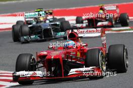 Fernando Alonso (ESP) Ferrari F138. 12.05.2013. Formula 1 World Championship, Rd 5, Spanish Grand Prix, Barcelona, Spain, Race Day