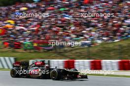 Kimi Raikkonen (FIN) Lotus F1 E21. 12.05.2013. Formula 1 World Championship, Rd 5, Spanish Grand Prix, Barcelona, Spain, Race Day