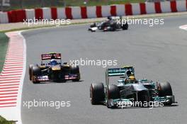 Lewis Hamilton (GBR) Mercedes AMG F1 W04. 12.05.2013. Formula 1 World Championship, Rd 5, Spanish Grand Prix, Barcelona, Spain, Race Day