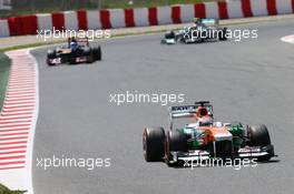 Paul di Resta (GBR) Sahara Force India VJM06. 12.05.2013. Formula 1 World Championship, Rd 5, Spanish Grand Prix, Barcelona, Spain, Race Day