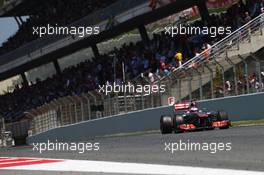 Jenson Button (GBR) McLaren MP4-28. 12.05.2013. Formula 1 World Championship, Rd 5, Spanish Grand Prix, Barcelona, Spain, Race Day