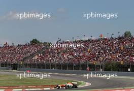 Adrian Sutil (GER), Sahara Force India F1 Team   12.05.2013. Formula 1 World Championship, Rd 5, Spanish Grand Prix, Barcelona, Spain, Race Day
