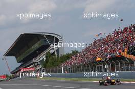 Mark Webber (AUS) Red Bull Racing RB9. 12.05.2013. Formula 1 World Championship, Rd 5, Spanish Grand Prix, Barcelona, Spain, Race Day