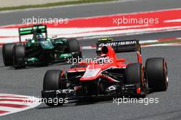 Max Chilton (GBR) Marussia F1 Team MR02. 12.05.2013. Formula 1 World Championship, Rd 5, Spanish Grand Prix, Barcelona, Spain, Race Day