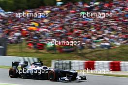 Valtteri Bottas (FIN) Williams FW35. 12.05.2013. Formula 1 World Championship, Rd 5, Spanish Grand Prix, Barcelona, Spain, Race Day