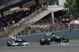 Giedo van der Garde (NLD) Caterham CT03. 12.05.2013. Formula 1 World Championship, Rd 5, Spanish Grand Prix, Barcelona, Spain, Race Day