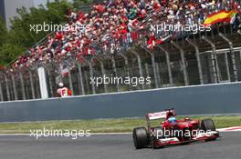 Fernando Alonso (ESP) Ferrari F138. 12.05.2013. Formula 1 World Championship, Rd 5, Spanish Grand Prix, Barcelona, Spain, Race Day