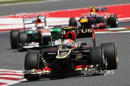 Romain Grosjean (FRA) Lotus F1 E21. 12.05.2013. Formula 1 World Championship, Rd 5, Spanish Grand Prix, Barcelona, Spain, Race Day