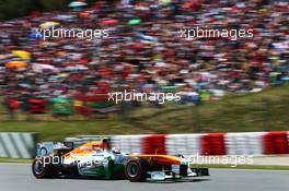 Adrian Sutil (GER) Sahara Force India VJM06. 12.05.2013. Formula 1 World Championship, Rd 5, Spanish Grand Prix, Barcelona, Spain, Race Day