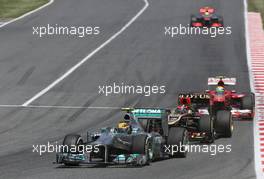 Lewis Hamilton (GBR), Mercedes Grand Prix  12.05.2013. Formula 1 World Championship, Rd 5, Spanish Grand Prix, Barcelona, Spain, Race Day
