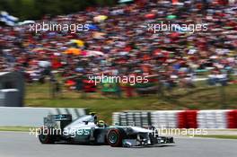 Lewis Hamilton (GBR) Mercedes AMG F1 W04. 12.05.2013. Formula 1 World Championship, Rd 5, Spanish Grand Prix, Barcelona, Spain, Race Day