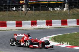 Fernando Alonso (ESP) Ferrari F138. 12.05.2013. Formula 1 World Championship, Rd 5, Spanish Grand Prix, Barcelona, Spain, Race Day