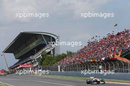 Adrian Sutil (GER) Sahara Force India VJM06. 12.05.2013. Formula 1 World Championship, Rd 5, Spanish Grand Prix, Barcelona, Spain, Race Day