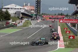 Nico Rosberg (GER), Mercedes GP  12.05.2013. Formula 1 World Championship, Rd 5, Spanish Grand Prix, Barcelona, Spain, Race Day