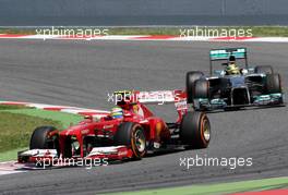 Felipe Massa (BRA), Scuderia Ferrari  12.05.2013. Formula 1 World Championship, Rd 5, Spanish Grand Prix, Barcelona, Spain, Race Day