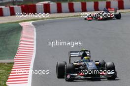 Esteban Gutierrez (MEX) Sauber C32. 12.05.2013. Formula 1 World Championship, Rd 5, Spanish Grand Prix, Barcelona, Spain, Race Day
