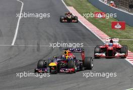 Sebastian Vettel (GER), Red Bull Racing  12.05.2013. Formula 1 World Championship, Rd 5, Spanish Grand Prix, Barcelona, Spain, Race Day