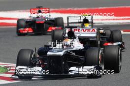 Pastor Maldonado (VEN) Williams FW35. 12.05.2013. Formula 1 World Championship, Rd 5, Spanish Grand Prix, Barcelona, Spain, Race Day
