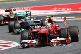 Felipe Massa (BRA) Ferrari F138. 12.05.2013. Formula 1 World Championship, Rd 5, Spanish Grand Prix, Barcelona, Spain, Race Day