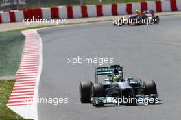 Nico Rosberg (GER) Mercedes AMG F1 W04. 12.05.2013. Formula 1 World Championship, Rd 5, Spanish Grand Prix, Barcelona, Spain, Race Day