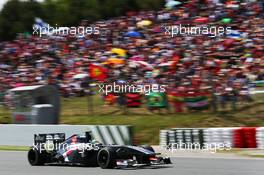 Esteban Gutierrez (MEX) Sauber C32. 12.05.2013. Formula 1 World Championship, Rd 5, Spanish Grand Prix, Barcelona, Spain, Race Day