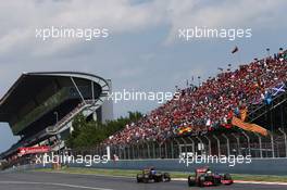 Sergio Perez (MEX) McLaren MP4-28. 12.05.2013. Formula 1 World Championship, Rd 5, Spanish Grand Prix, Barcelona, Spain, Race Day