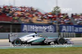 Lewis Hamilton (GBR) Mercedes AMG F1 W04. 11.05.2013. Formula 1 World Championship, Rd 5, Spanish Grand Prix, Barcelona, Spain, Qualifying Day