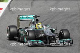 Nico Rosberg (GER) Mercedes AMG F1 W04. 11.05.2013. Formula 1 World Championship, Rd 5, Spanish Grand Prix, Barcelona, Spain, Qualifying Day