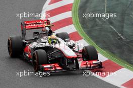 Sergio Perez (MEX) McLaren MP4-28. 11.05.2013. Formula 1 World Championship, Rd 5, Spanish Grand Prix, Barcelona, Spain, Qualifying Day