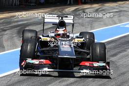Nico Hulkenberg (GER) Sauber C32. 11.05.2013. Formula 1 World Championship, Rd 5, Spanish Grand Prix, Barcelona, Spain, Qualifying Day