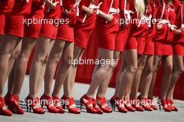 Grid girls. 11.05.2013. Formula 1 World Championship, Rd 5, Spanish Grand Prix, Barcelona, Spain, Qualifying Day