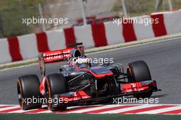 Jenson Button (GBR) McLaren MP4-28. 11.05.2013. Formula 1 World Championship, Rd 5, Spanish Grand Prix, Barcelona, Spain, Qualifying Day