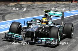 Lewis Hamilton (GBR) Mercedes AMG F1 W04. 11.05.2013. Formula 1 World Championship, Rd 5, Spanish Grand Prix, Barcelona, Spain, Qualifying Day