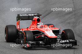 Jules Bianchi (FRA) Marussia F1 Team MR02. 11.05.2013. Formula 1 World Championship, Rd 5, Spanish Grand Prix, Barcelona, Spain, Qualifying Day
