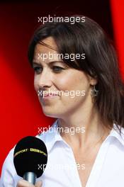 Lee McKenzie (GBR) BBC Television Presenter. 11.05.2013. Formula 1 World Championship, Rd 5, Spanish Grand Prix, Barcelona, Spain, Qualifying Day