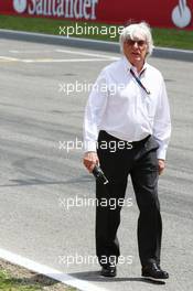 Bernie Ecclestone (GBR) CEO Formula One Group (FOM). 12.05.2013. Formula 1 World Championship, Rd 5, Spanish Grand Prix, Barcelona, Spain, Race Day