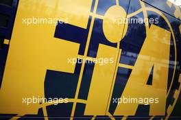FIA logo. 12.05.2013. Formula 1 World Championship, Rd 5, Spanish Grand Prix, Barcelona, Spain, Race Day