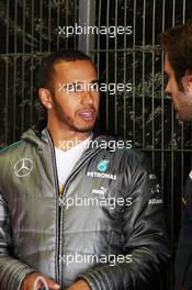 Lewis Hamilton (GBR) Mercedes AMG F1 with Jean-Eric Vergne (FRA) Scuderia Toro Rosso. 12.05.2013. Formula 1 World Championship, Rd 5, Spanish Grand Prix, Barcelona, Spain, Race Day