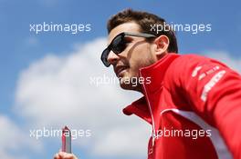 Jules Bianchi (FRA) Marussia F1 Team on the drivers parade. 12.05.2013. Formula 1 World Championship, Rd 5, Spanish Grand Prix, Barcelona, Spain, Race Day