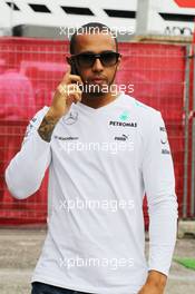 Lewis Hamilton (GBR) Mercedes AMG F1. 09.05.2013. Formula 1 World Championship, Rd 5, Spanish Grand Prix, Barcelona, Spain, Preparation Day