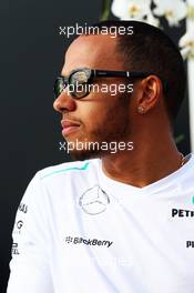 Lewis Hamilton (GBR) Mercedes AMG F1. 09.05.2013. Formula 1 World Championship, Rd 5, Spanish Grand Prix, Barcelona, Spain, Preparation Day