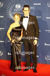 Thierry Neuville (BEL) and his wife. 06.12.2013. FIA Prize Giving Ceremony, Paris, France.